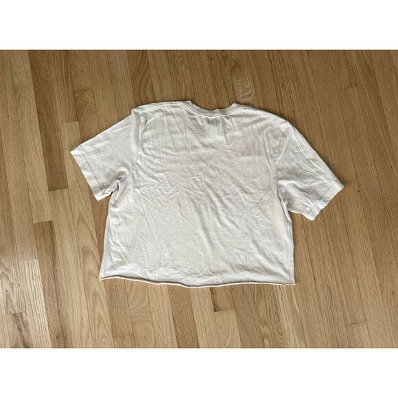Chick-Fil-A Holy Burger Crop Top Cream Tshirt Size Large - Picture 2 of 5